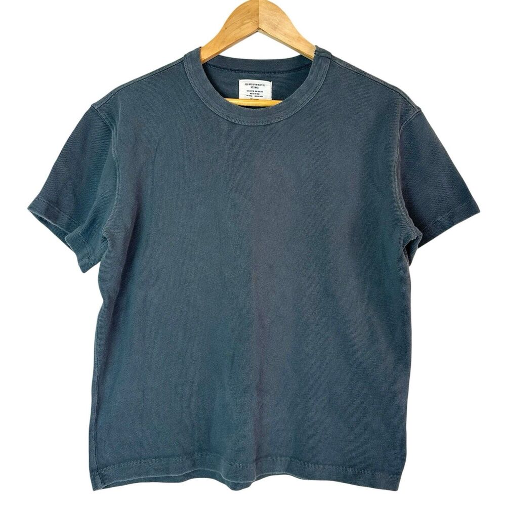 Buck Mason Field Spec Heavy Tee Mens Small Brown Cotton Short Sleeve